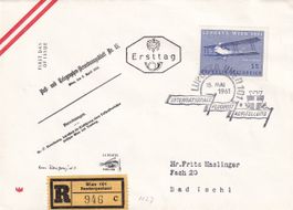 R - FDC LUPOSTA Wien 1961