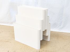 Kartell Magazinständer, weiss - Giotto Stoppino - Ref. 07/08