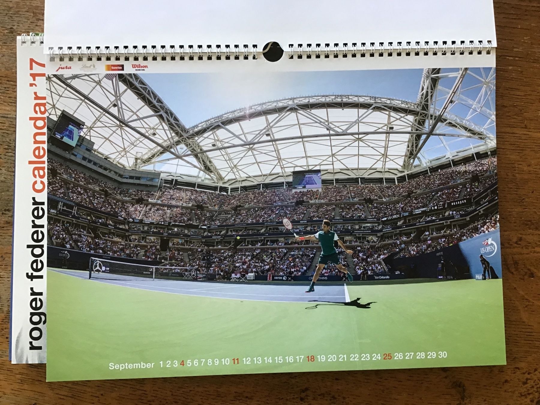 Calendari: Calendrier officiel Roger Federer 2016 – Usato da Fully venduto da Ruby97 4