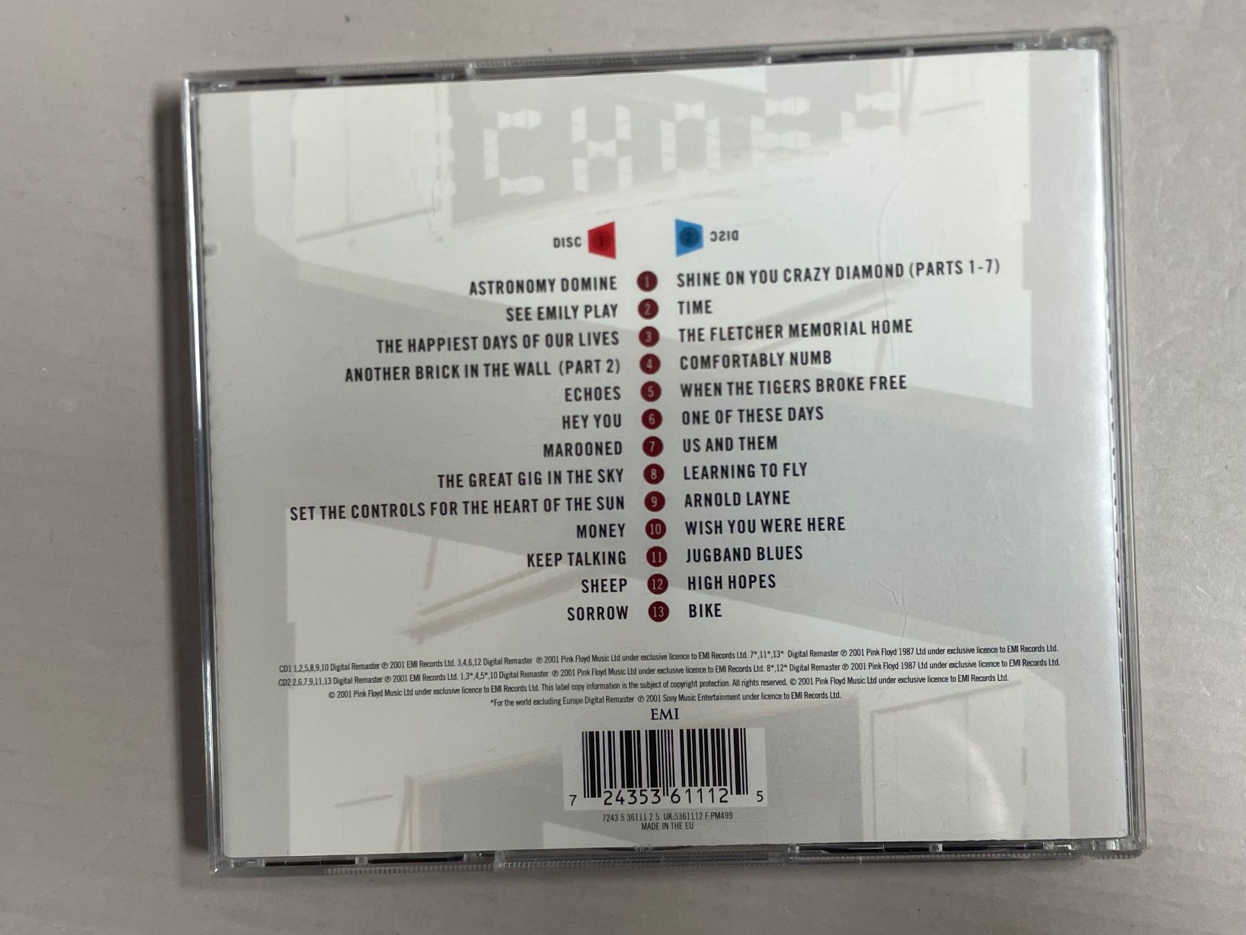 CDs: Pink Floyd - Echoes – D'occasion à Muri b. Bern par AdidasCollector 1