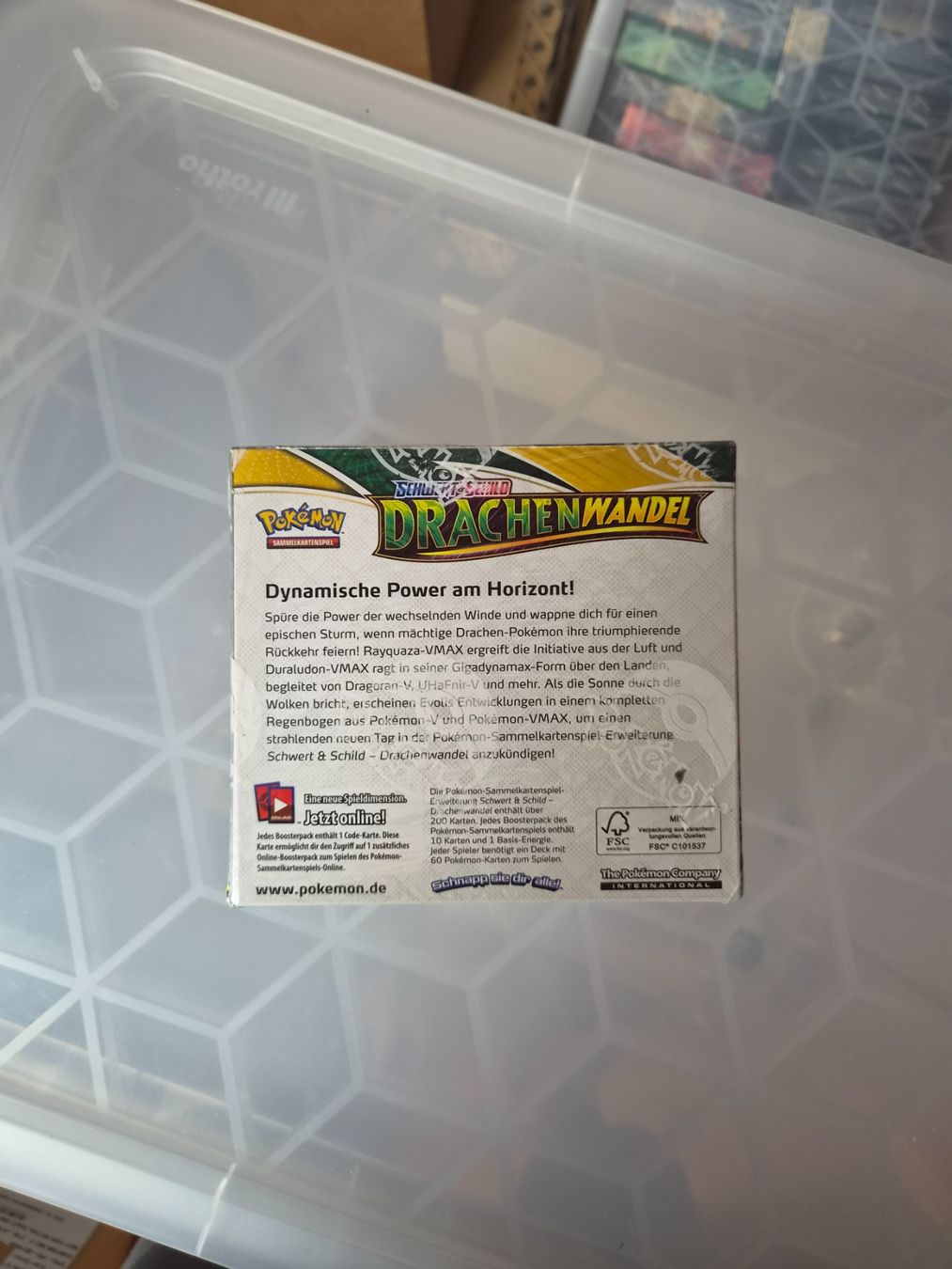 Pokémon Carte collezionabili: Pokémon Drachenwandel Display Deutsch sealed – Nuovo (secondo la descrizione) da Sisseln AG venduto da schenk-figuren 2