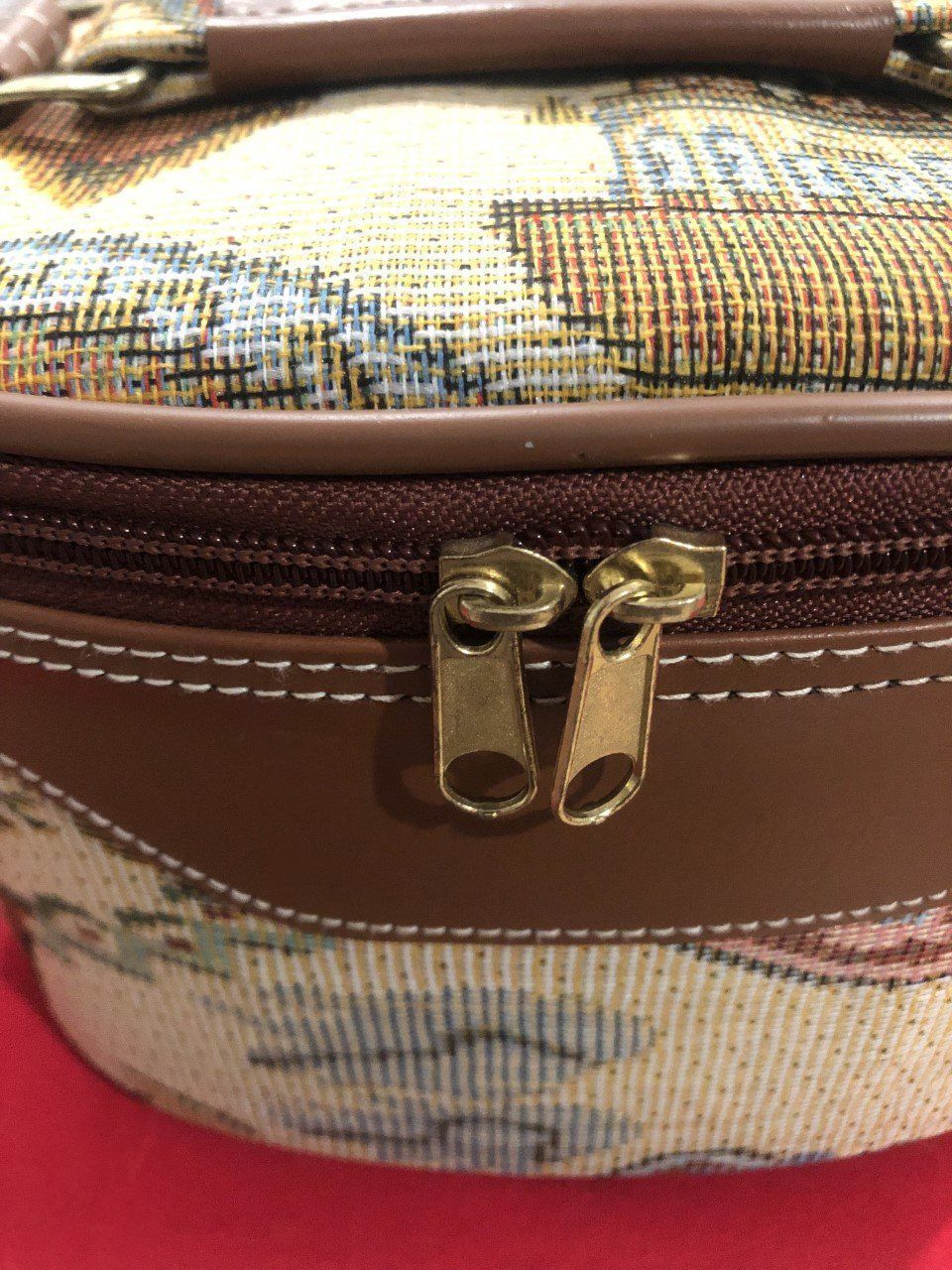 Custodie per cosmetici: Kosmetikkoffer Beautycase, Kosmetiktasche, Necessaire, Stoff – Usato da Winkel venduto da Kade50 1