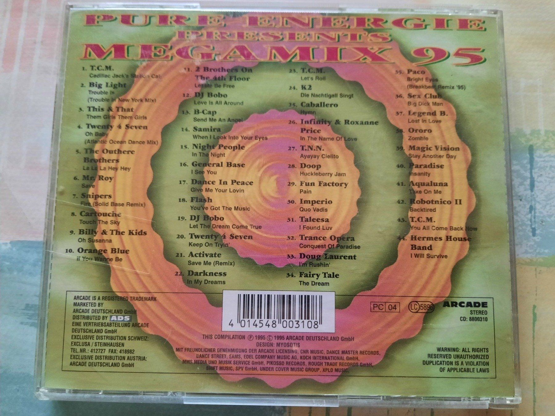 CD: Cd Pure Energy Megamix 95 – Usato da Pully venduto da bro_n52j 1