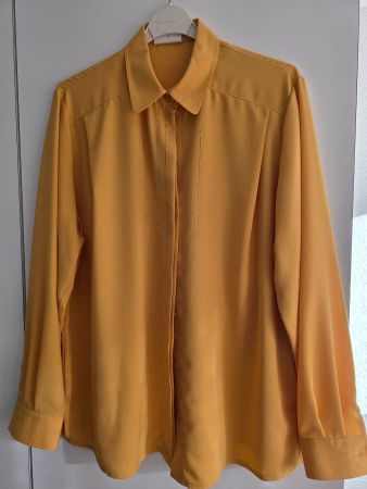 Bluse senfgelb Grösse 40