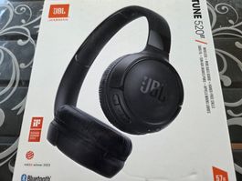 JBL TUNE 520BT Kopfhörer Schwarz Kabellos Neu