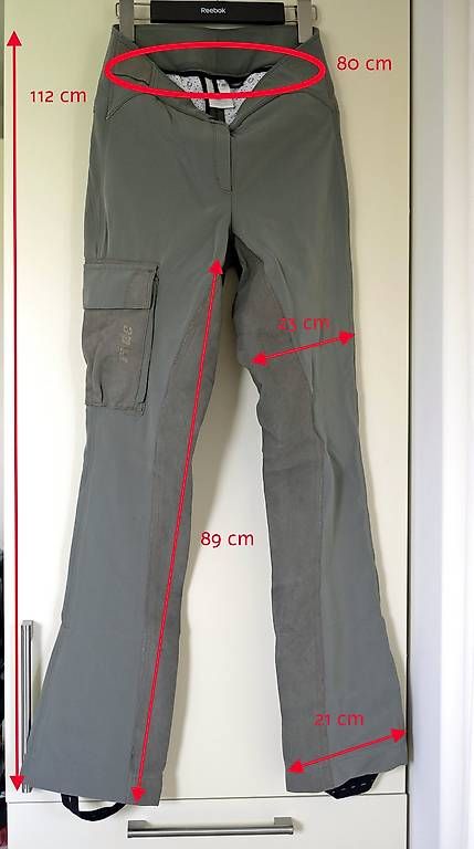 Pantaloni: Damen Wanderreithose khaki – Usato da Cham venduto da paradora