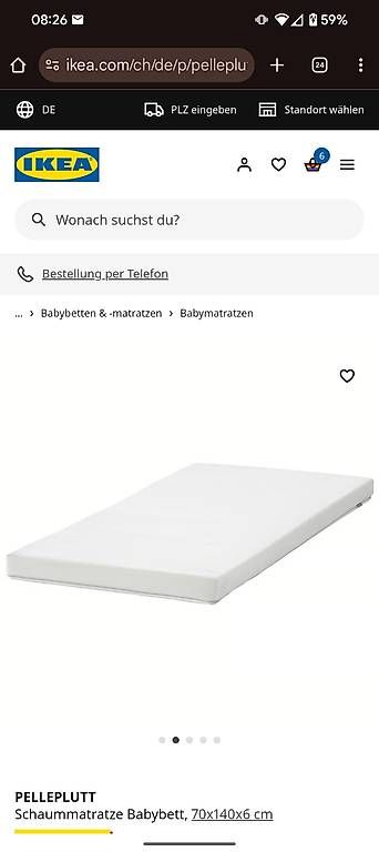 Materassi: Ikea Kinderbettmatratze 70x140 – Usato da Effretikon venduto da sar_x7yl