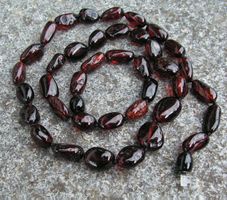 ♥ ELEGANT / KETTE / Baltischer Bernstein / OLIVEN / KIRSCHE