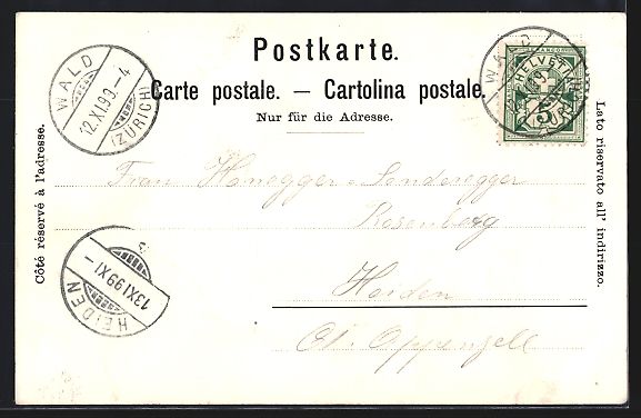 Cartoline postali: Kappel /St. Gallen, Kirchplatz, Dorfstra – Usato da Berlin venduto da bartko-reher 1