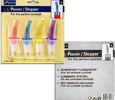 Apribottiglie & Tappi per chiusura: 4 x Flaschenverschluss mit  Ausgiesser – Nuovo e nell'imballaggio originale da St. Gallen venduto da schnaeppchen-preise 2