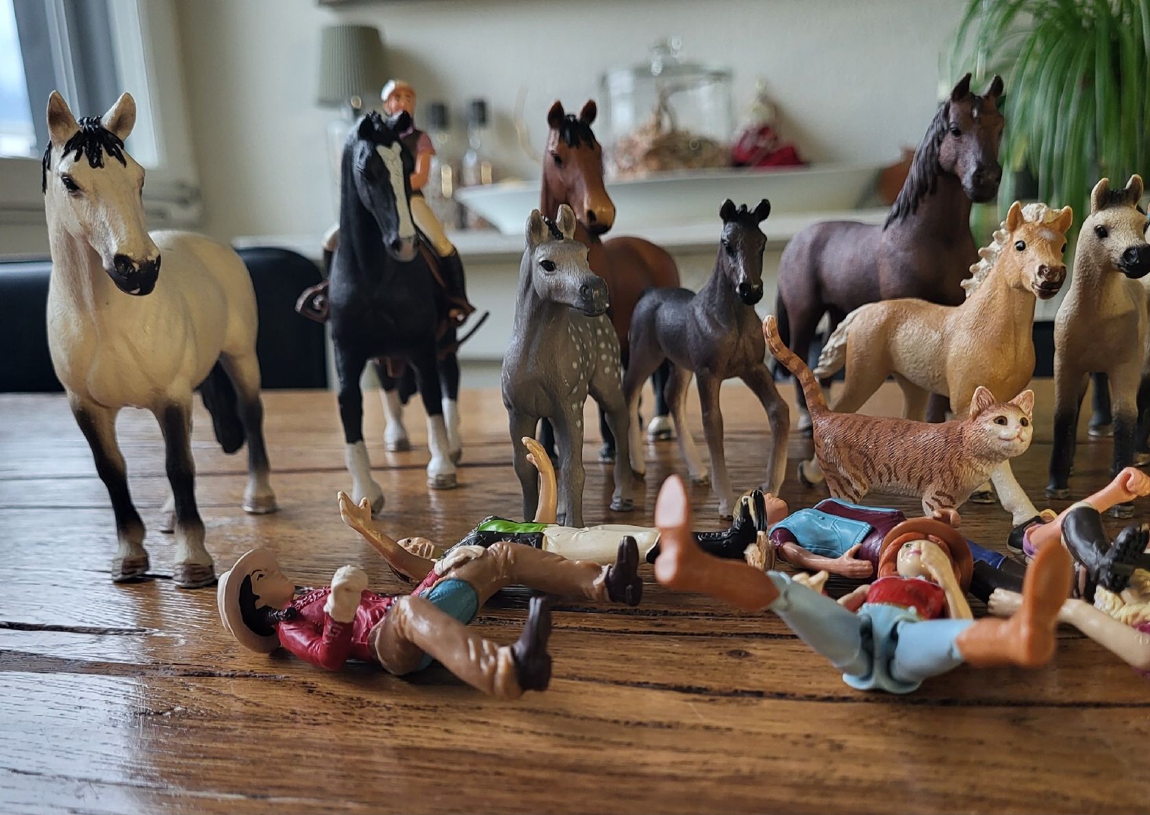 Schleich Statuette: Lot SCHLEICH Figuren – Usato da Kägiswil venduto da Megafi56 2