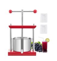 VEVOR Obstweinpresse Manuelle Presse Weinherstellung 3L