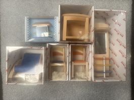 Puppenhausmöbel von Bodo Hennig, 6-teiliges Set👍