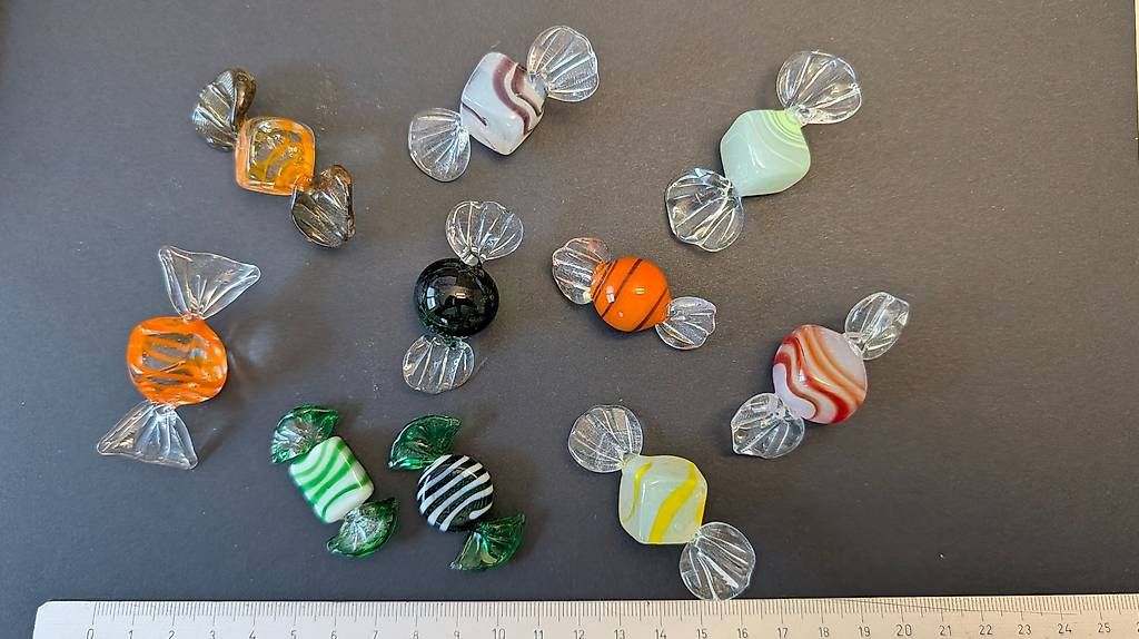 Tutte le decorazioni: Glas-Bonbons, 10er-Set – Usato da Stans venduto da Bobesch56