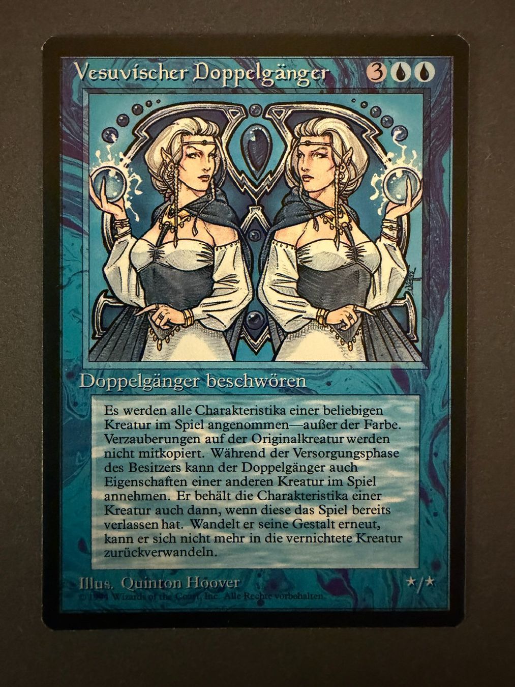 Magic The Gathering Carte collezionabili: Vesuvischer Doppelgänger // Foreign Black Bordered // Magic – Usato da Binz venduto da Tempelritter