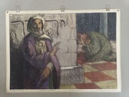 Schulwandbild 3B Pharisäer und Zöllner von Fritz Ryser