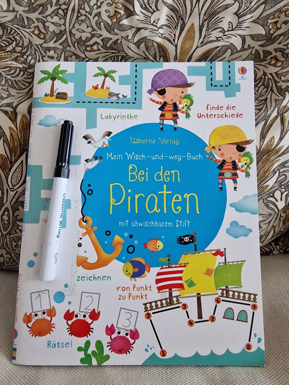 Bücher: Lernheft "Bei den Piraten" - mit abwischbarem Stift – Gebraucht aus Zürich von Pemberleys