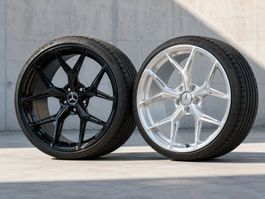 MERCEDES BENZ A B C E CLA AMG DesignAlufelgen 9-9,5x19 neu