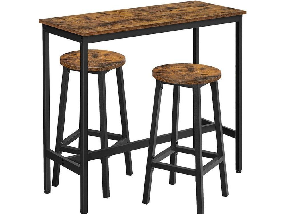 Tavoli: Bartisch Set mit 2 Hockern Küchentisch MANDALA – Nuovo e nell'imballaggio originale da Lachen SZ venduto da MAMORU-MOEBEL