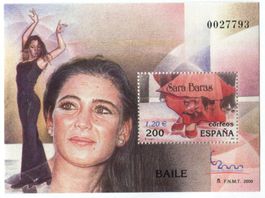 Block "Flamenco". Spanien.