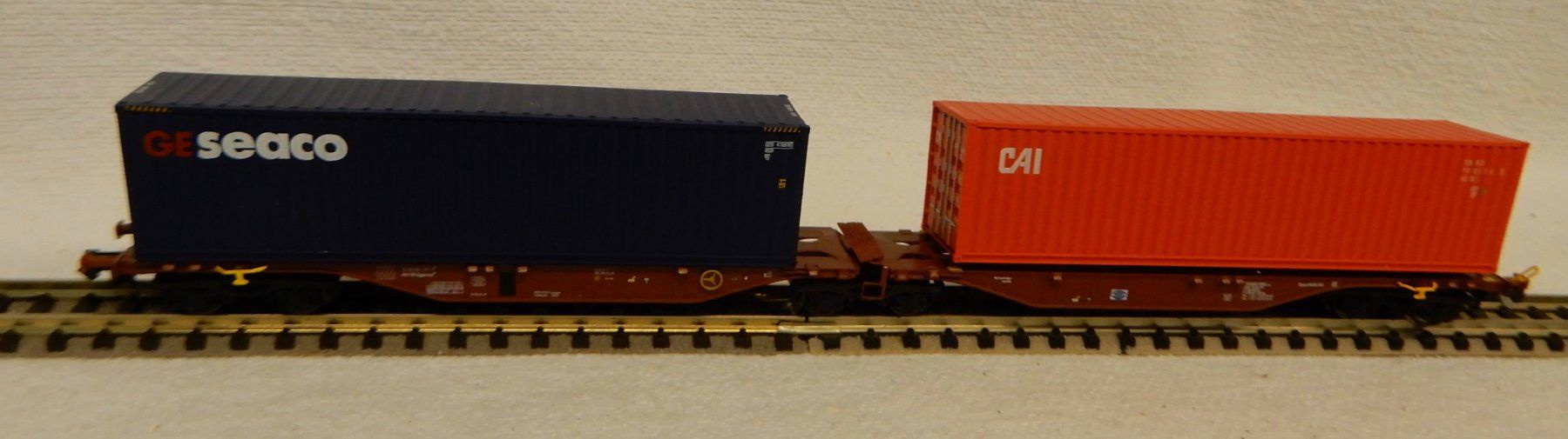 Rocky Rail Modelleisenbahnen: Containertragwagen – Neu und originalverpackt aus Rupperswil von Ropi03