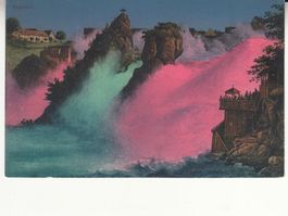 Rheinfall coloriert, ca. 1925