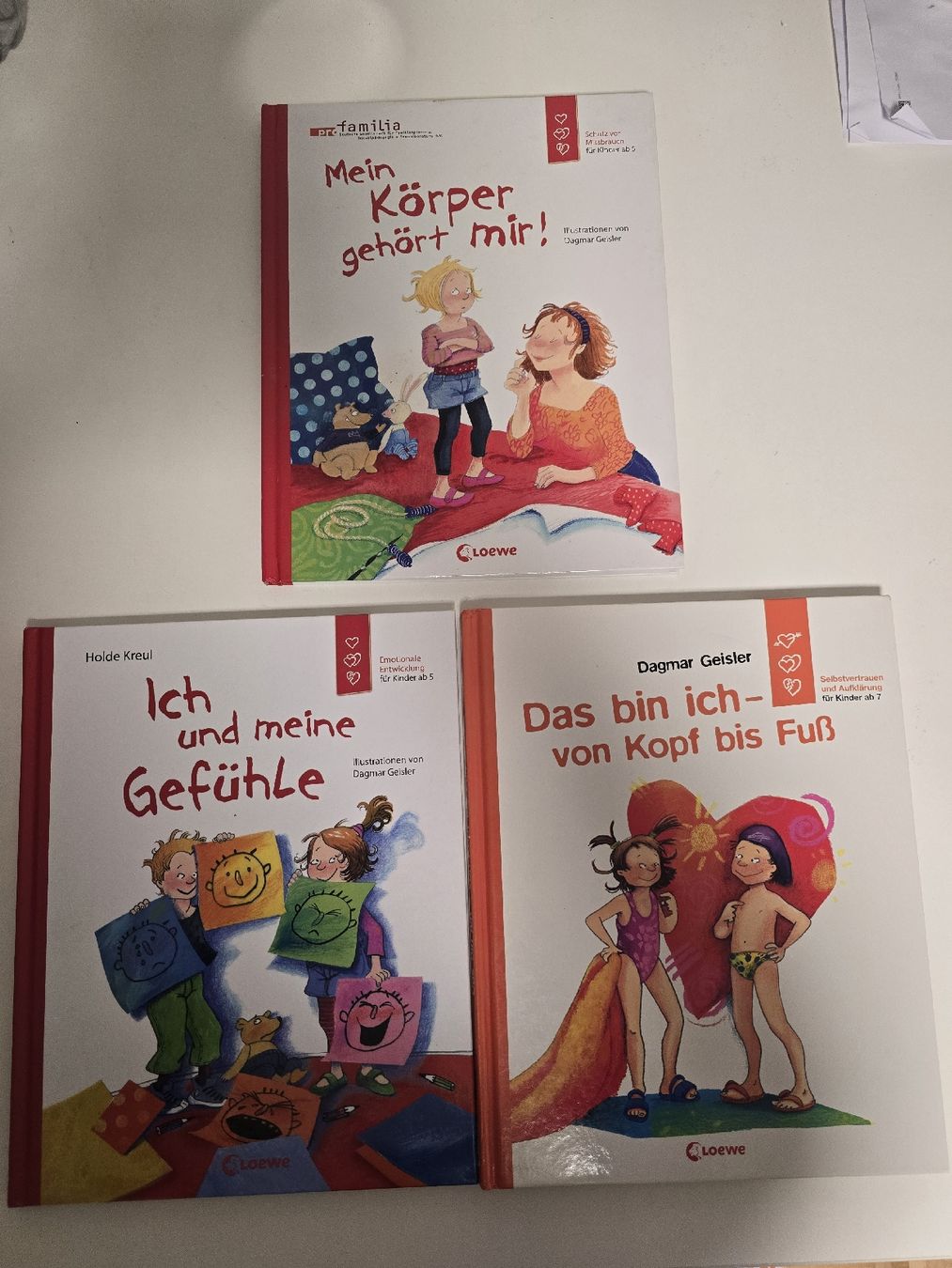 Libri: 3 Kinderbuecher zu Gefuehle, Koerper u.s.w  set – Usato da Wittenbach venduto da Tigerlili