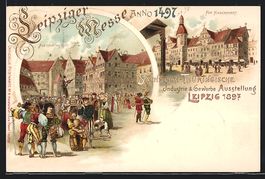 Litho Ganzsache PP9C16 /06: Leipzig, S