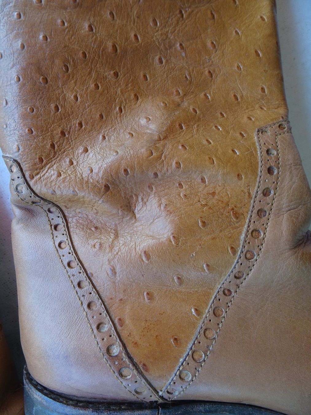 Damenschuhe: Sehr gepflegte Straussenleder-Stiefel – Gebraucht aus männedorf von purzelchen 2