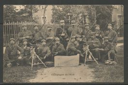 Carte P ( Militaires / Mitrailleurs 51 em Section )