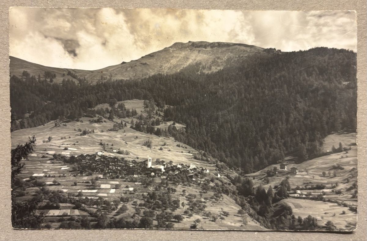 Cartoline postali: AK Albinen, Wallis, Generalansicht  – Usato da Luzern venduto da Balbel