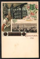 Litho St. Gallen, Ortsansicht, Blick in 