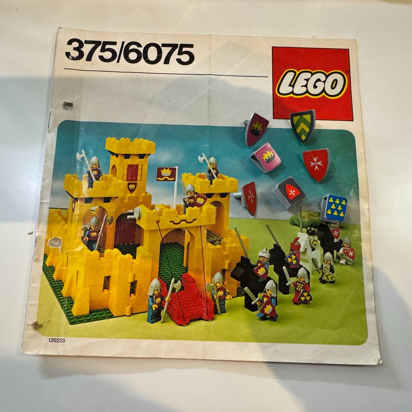 Lego Kit di costruzioni: Lego gelbe Ritterbug 375 mit Box – Usato da Reitnau venduto da Emma-verkauft 9