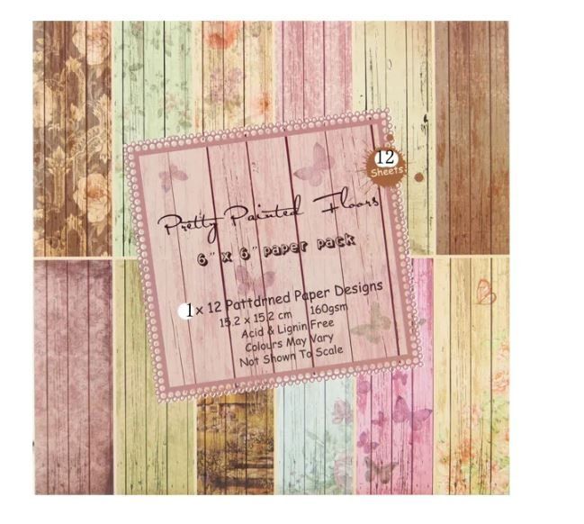  24 Blatt Design-Papier, Bastelpapier NEU 