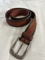 Silbergift Echtleder Gürtel, Top Zustand, Grösse 85 cm