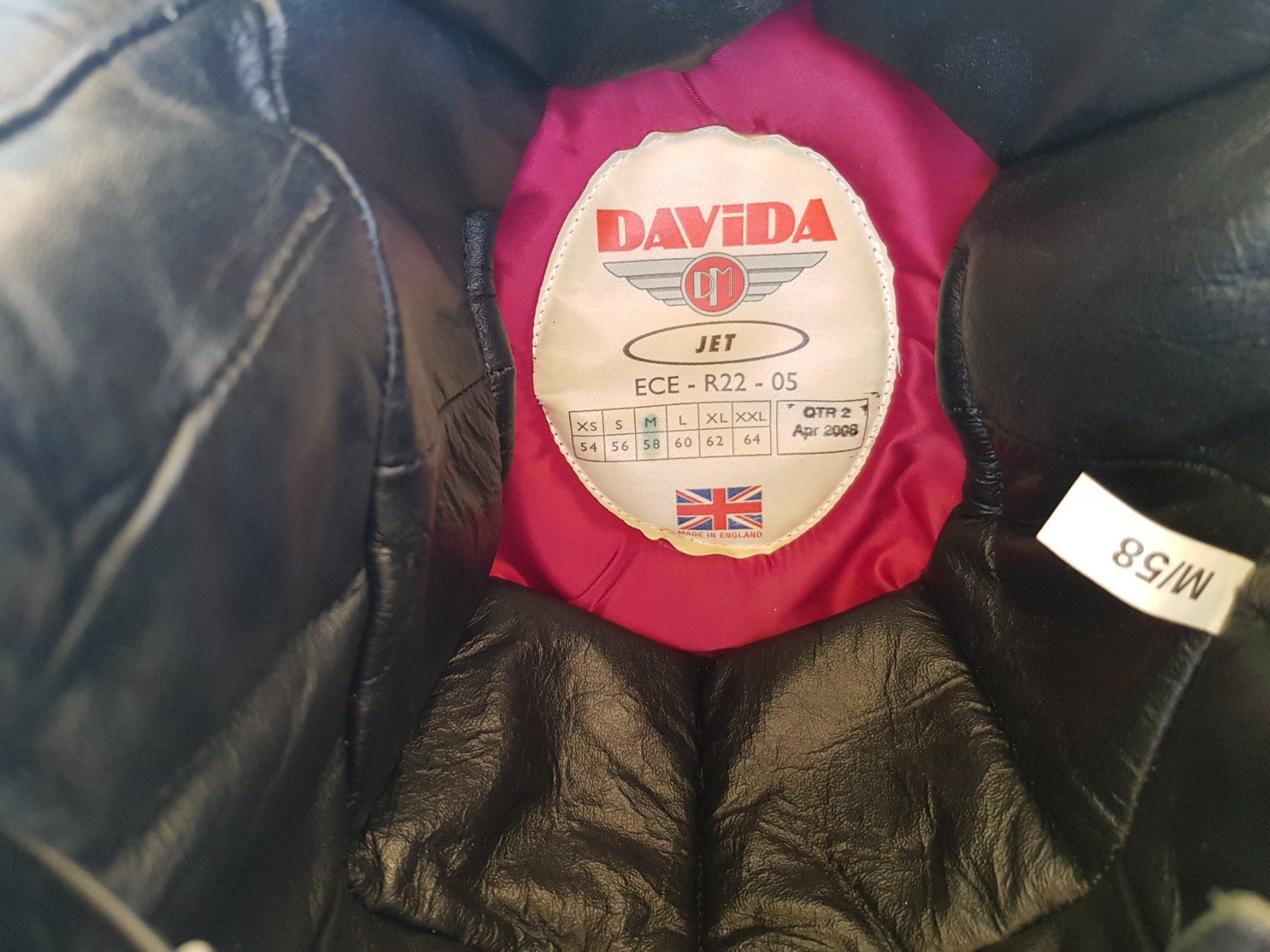 Helme & Visiere: Davida Jet Black Silver Flames - DAVIDA – Gebraucht aus Langenthal von sar_nm7g 3