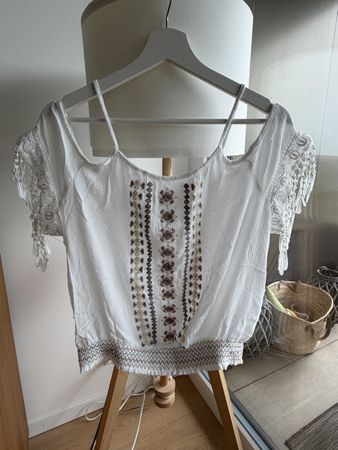 ☀️Top blanc léger - taille L☀️