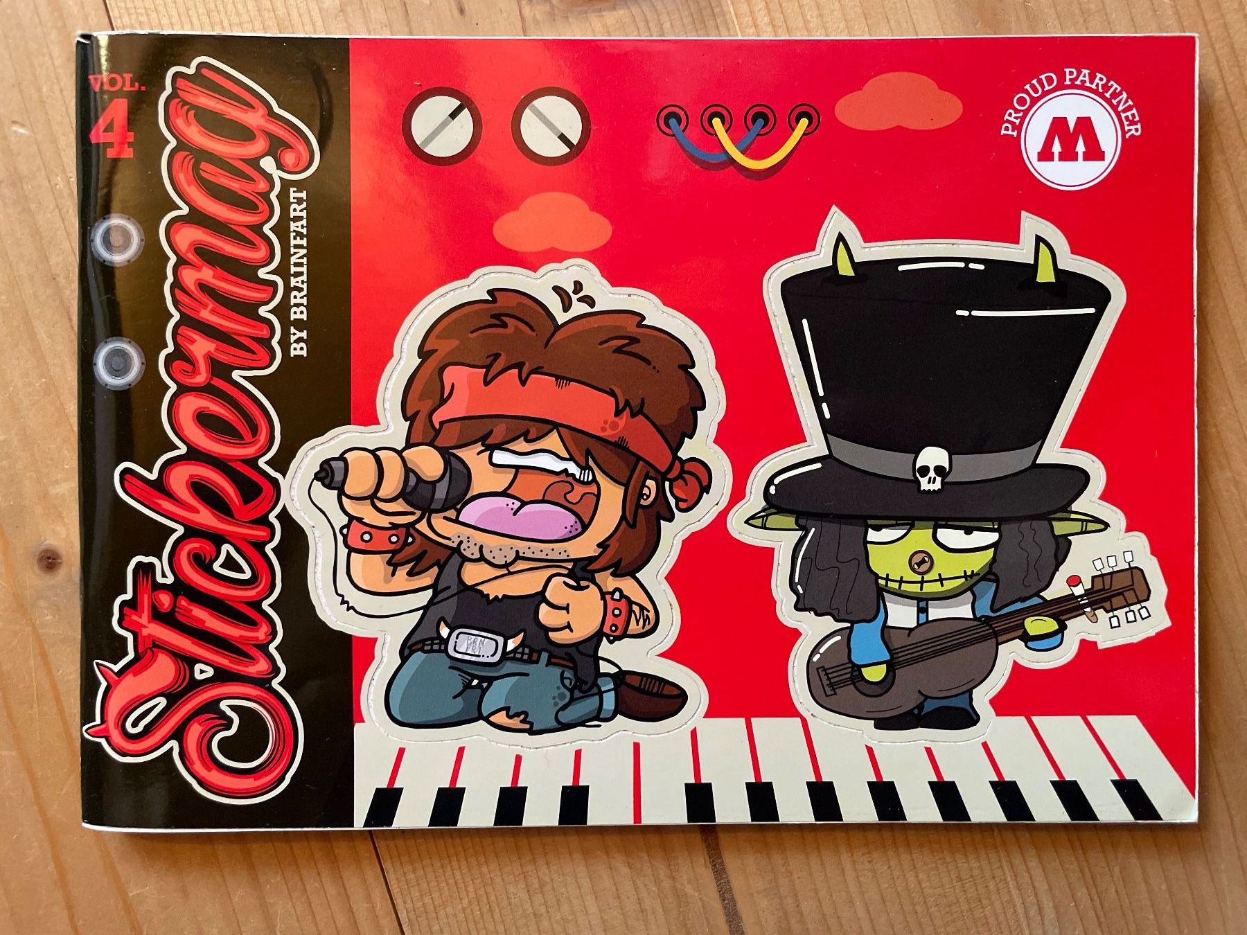 Sticker: BRAINFART Stickermag Vol. 4 – Nuovo (secondo la descrizione) da Frasnacht venduto da GracyStore