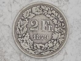 2 FR 1879 seltene Jahre