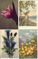 4 AK - Blumen