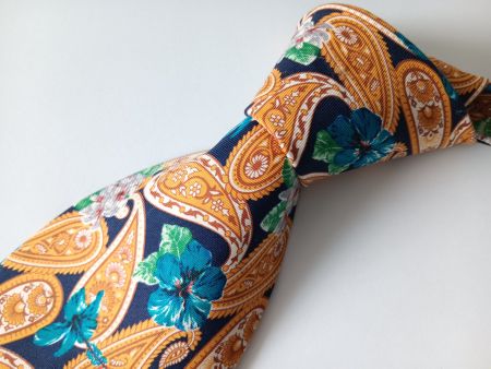 KENZO Cravate en soie / seiden Krawatte (10 cm)