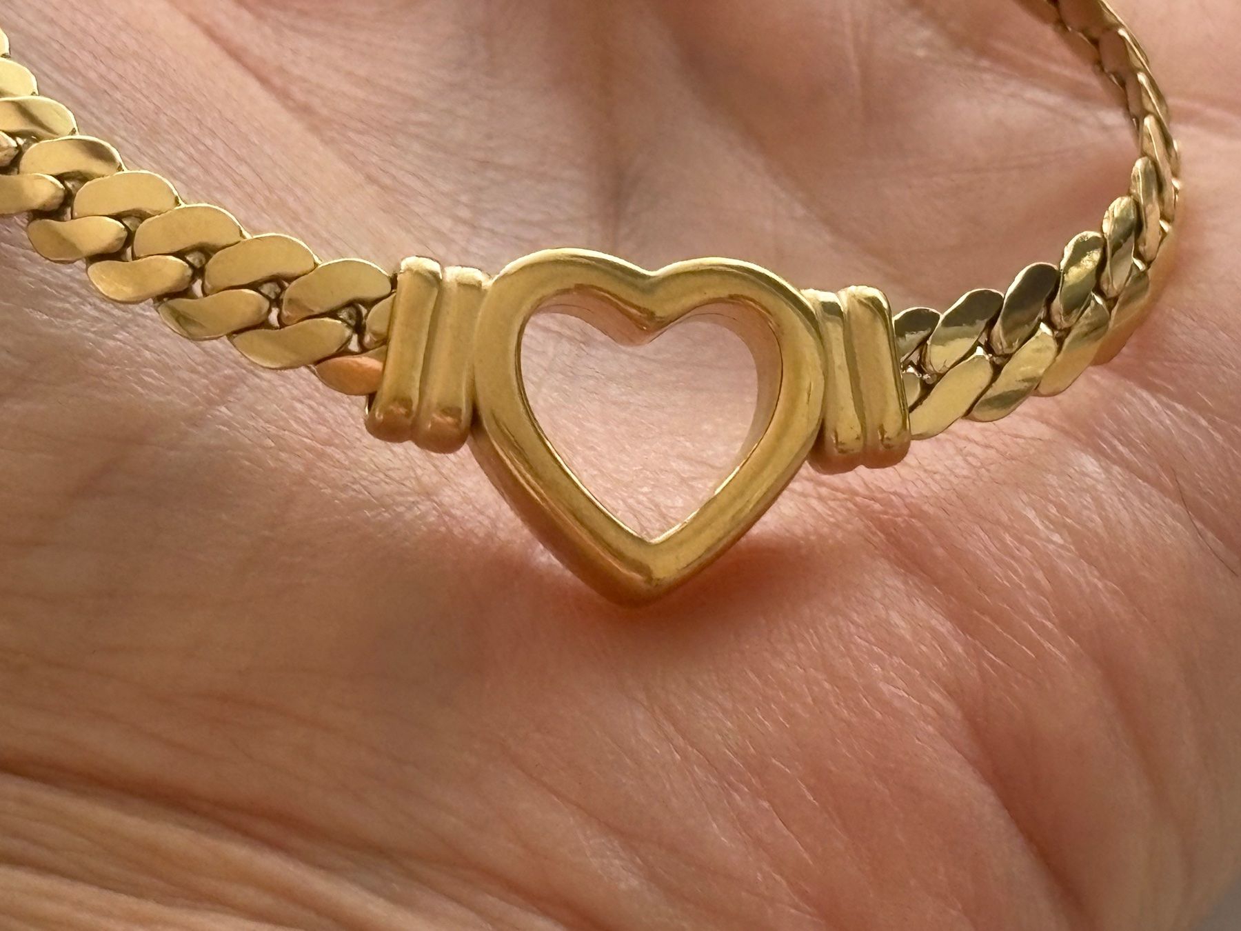 Catenine: Luxus Elegante Edelsthal Kette Farbe : Gold – Nuovo (secondo la descrizione) da Biel-Bienne venduto da Roserosse13 2