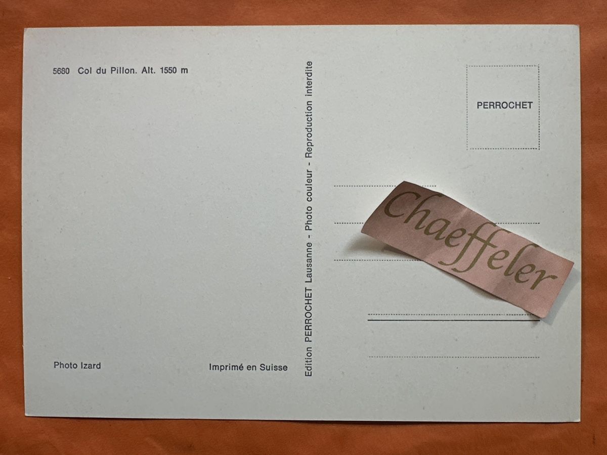 Cartoline postali: Alte Ansichtskarte Col du Pillon, Schweiz. Top!  – Usato da Zürich venduto da Chaeffeler 1