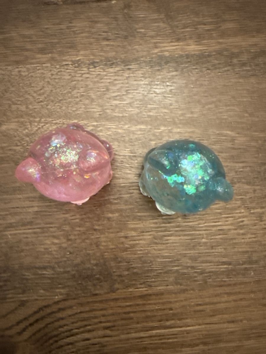 Giocattoli: 2 Glitzer Squishy Gummibär – Usato da St. Erhard venduto da Cfreya 1