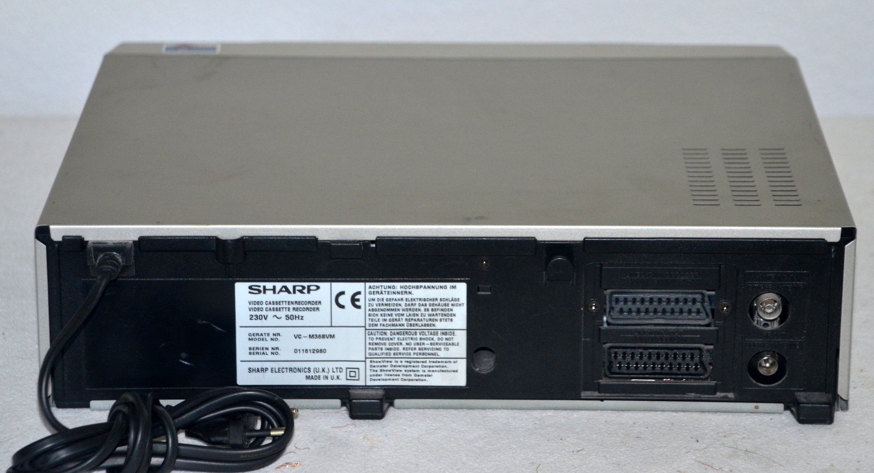 Sharp Registratori: Videorecorder VHS Sharp VC-M35SVM – Usato da Collonges venduto da arashee 2