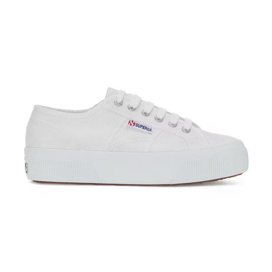 Superga Scarpe da donna: Superga weisse Leinenschuhe Gr. 39 – Usato da Zürich venduto da blancali 6