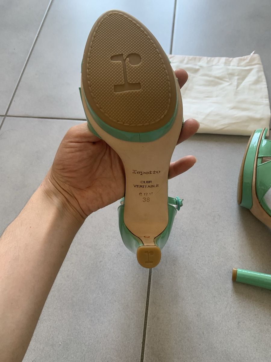 Repetto Scarpe da donna: Sandales à talons en cuir repetto – Nuovo e nell'imballaggio originale da Genève venduto da rez_c6c6 5