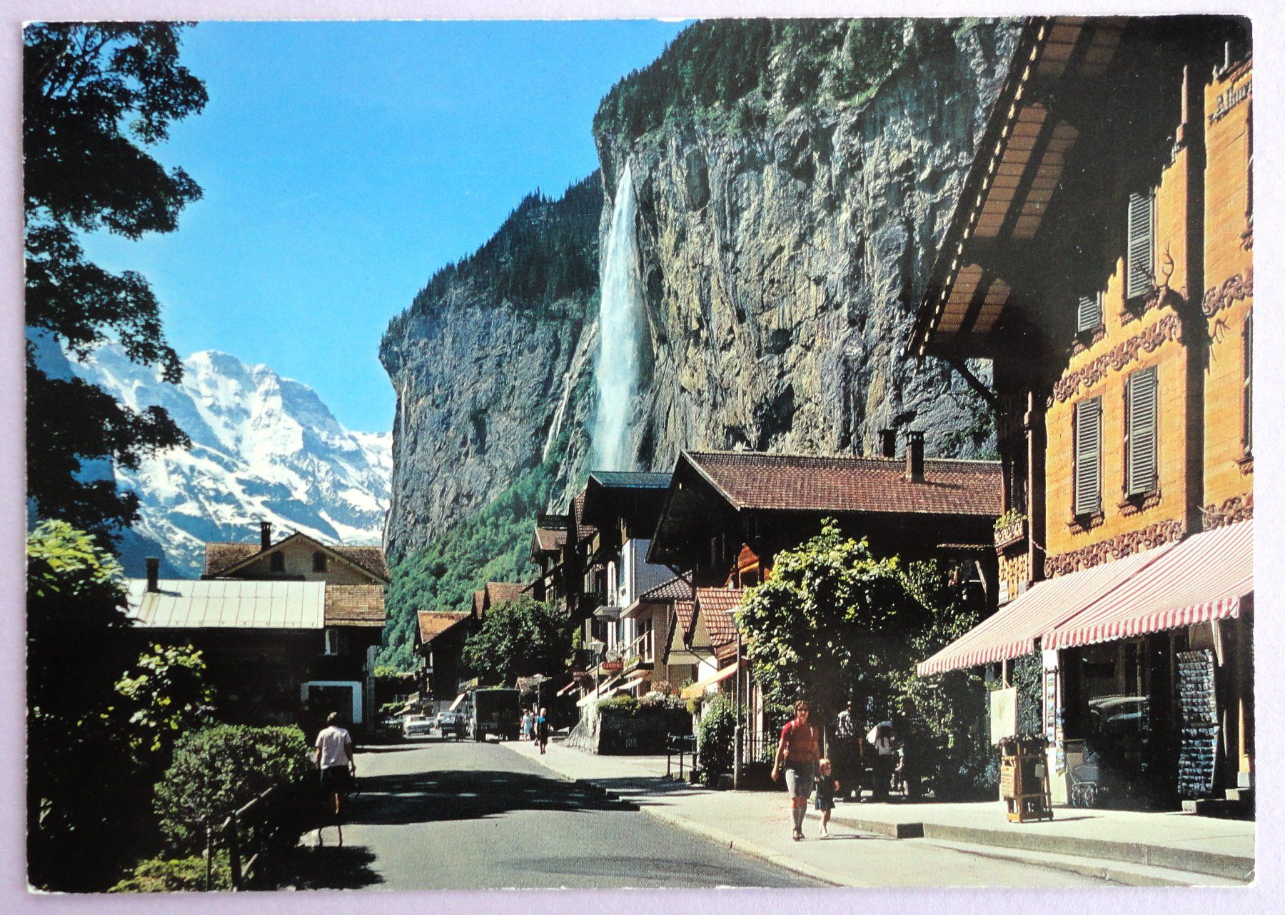 Ansichtskarten: Lauterbrunnen, Staubbach – Gebraucht aus Fétigny von Billy2miny