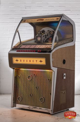 Jukebox: SoundLeisure Rocket  Vinyl medium oak – Usato da Schalunen venduto da schwabspielautomaten