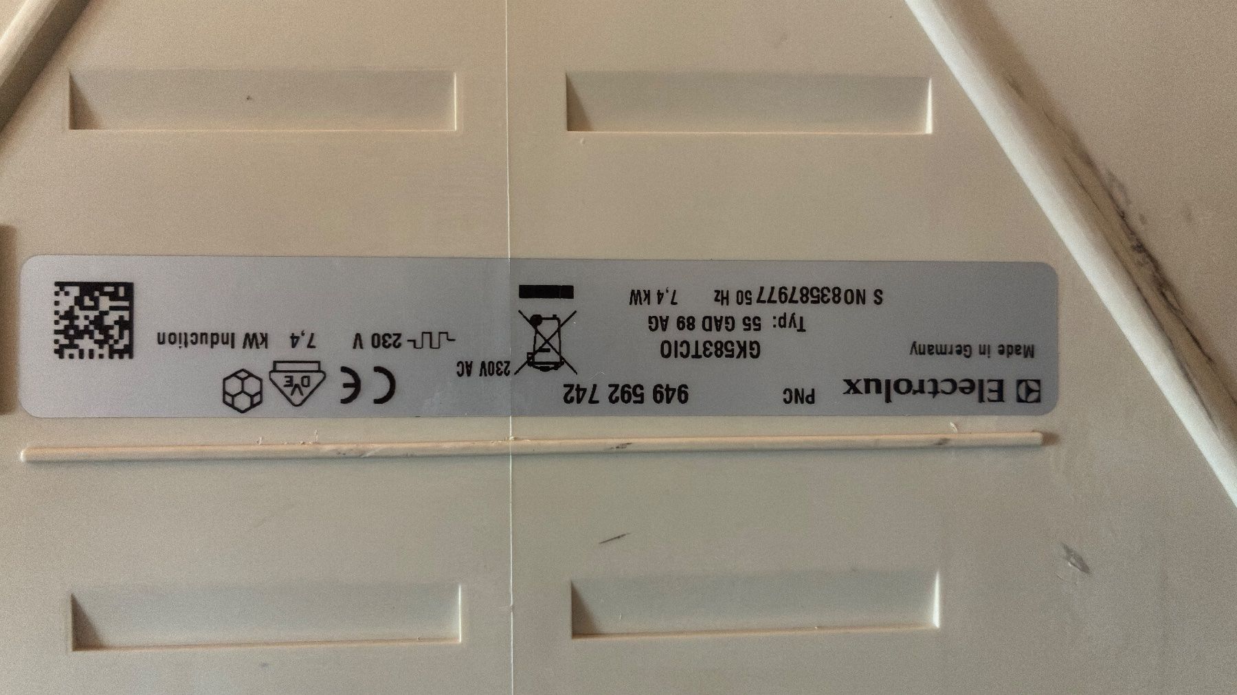 Electrolux Cucine: Induktionskochfeld Electrolux 55GAD89AG , defekt – Difettoso da Gockhausen venduto da Lutzeaton 3